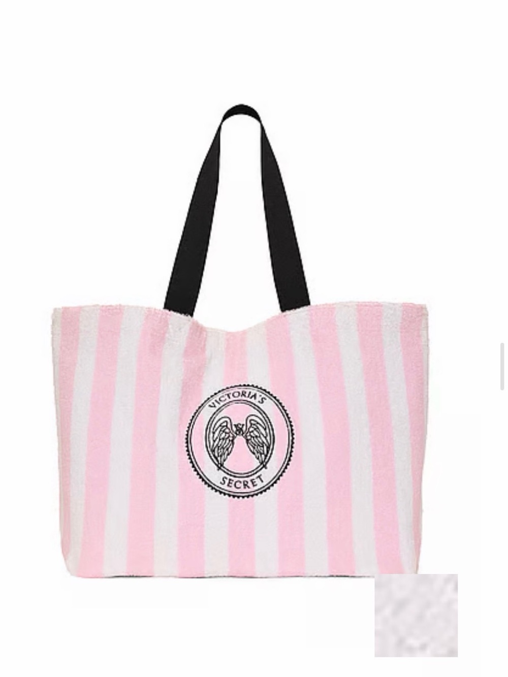 Victoria's Secret Terrycloth Striped Tote Bag